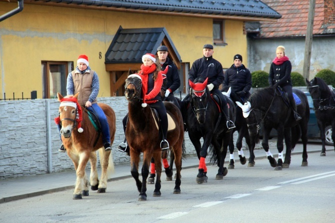 Procesja konna ku czci św. Mikołaja w Krzanowicach