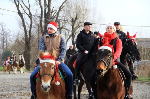 Procesja konna ku czci św. Mikołaja w Krzanowicach