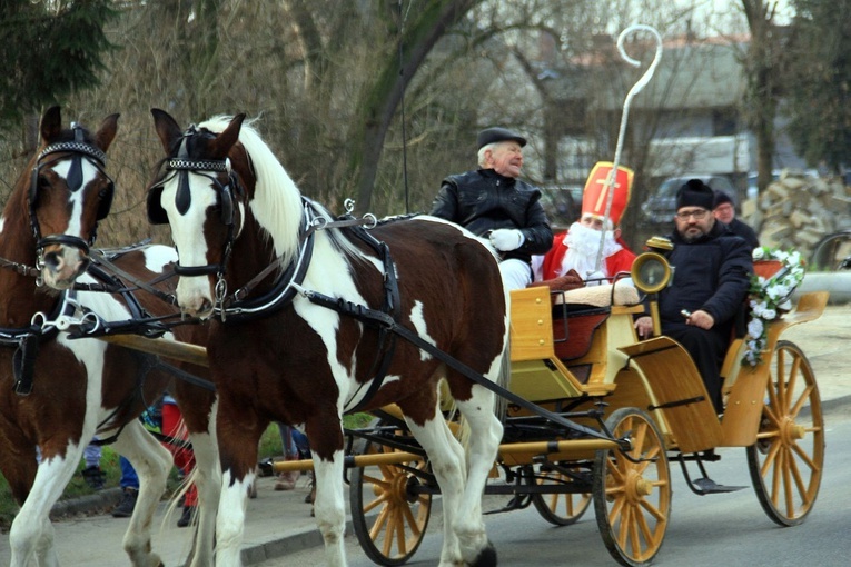 Procesja konna ku czci św. Mikołaja w Krzanowicach