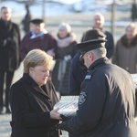 Kanclerz Angela Merkel z wizytą w byłym obozie Auschwitz-Birkenau 