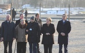Kanclerz Angela Merkel z wizytą w byłym obozie Auschwitz-Birkenau 