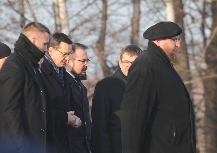 Kanclerz Angela Merkel z wizytą w byłym obozie Auschwitz-Birkenau 