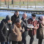 Kanclerz Angela Merkel z wizytą w byłym obozie Auschwitz-Birkenau 