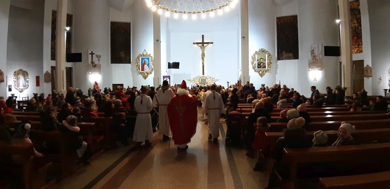 Święty Mikołaj na wałbrzyskim Podzamczu