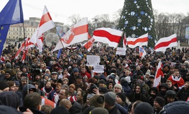 Protesty białoruskiej opozycji przeciwko integracji z Rosją