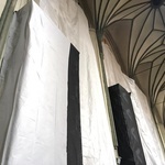 Bazylika św. Mikołaja w Gdańsku - stanęło rusztowanie podtrzymujące konstrukcję