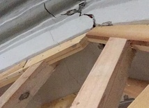 Bazylika św. Mikołaja w Gdańsku - stanęło rusztowanie podtrzymujące konstrukcję