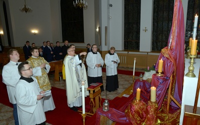 Nabożeństwu przewodniczył rektor ks. Jarosław Wojtkun.