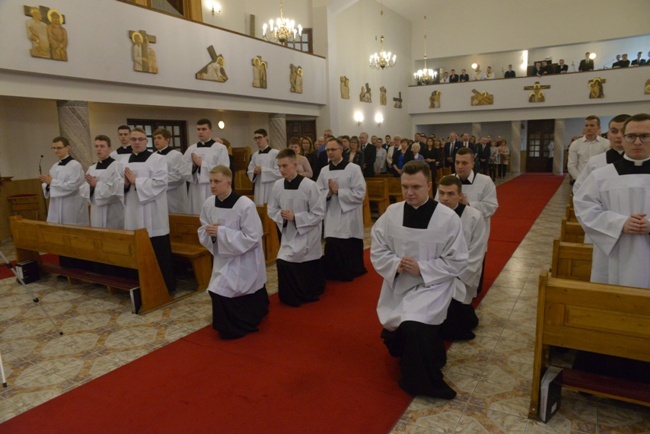 Obłóczyny i posługi w seminarium