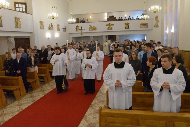 Obłóczyny i posługi w seminarium