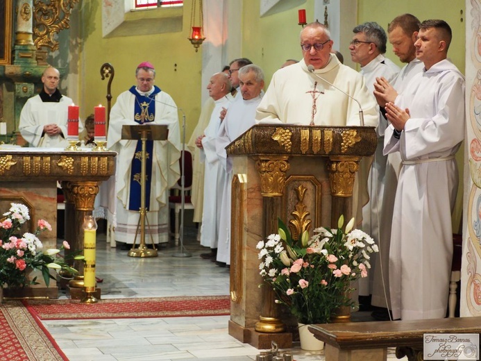 Pożegnanie ks. Jarosława Stosia i przywitanie ks. Marcina Siewruka w Żaganiu