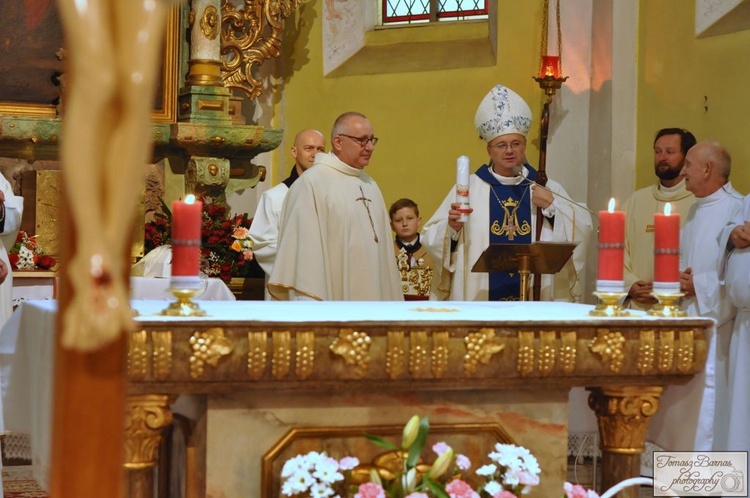 Pożegnanie ks. Jarosława Stosia i przywitanie ks. Marcina Siewruka w Żaganiu