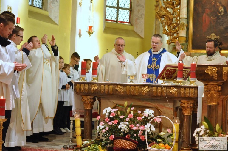 Pożegnanie ks. Jarosława Stosia i przywitanie ks. Marcina Siewruka w Żaganiu