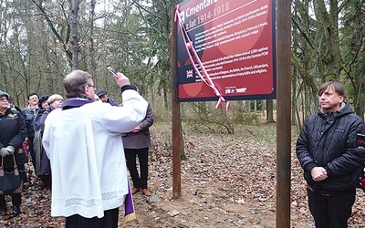 Nową tablicę ufundowali  pasjonaci historii. 