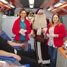 Dawców krwi odwiedził św. Mikołaj.