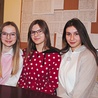 Wolontariuszki z Niska: Wiktoria Witkowska, Klaudia Siembida, Oliwia Jakubowska.
