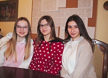 Wolontariuszki z Niska: Wiktoria Witkowska, Klaudia Siembida, Oliwia Jakubowska.