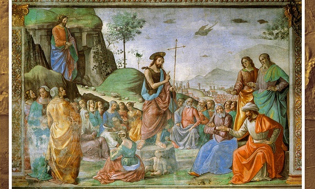 Domenico Bigordi 
zwany Ghirlandaio
KAZANIE  ŚW. JANA CHRZCICIELA
fresk, 1485–1490
kościół Santa Maria Novella Florencja