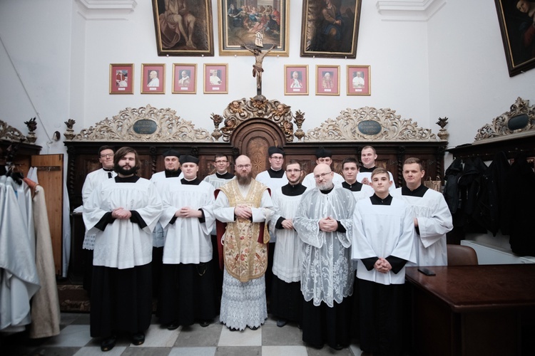 Msza trydencka podczas dni skupienia w Trzebnicy