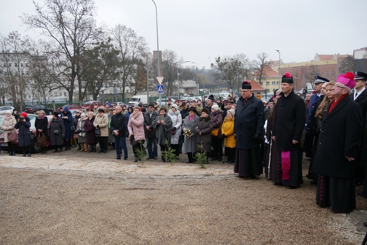 Odsłonięcie pomnika bł. ks. Rogaczewskiego