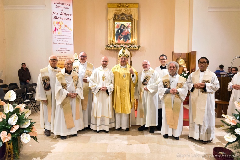 Święcenia diakonatu br. Miłosza Mażewskiego