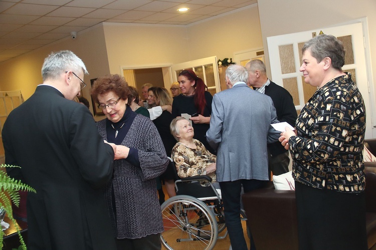 Spotkanie opłatkowe w hospicjum w Słupsku