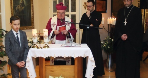 Spotkanie opłatkowe w hospicjum w Słupsku