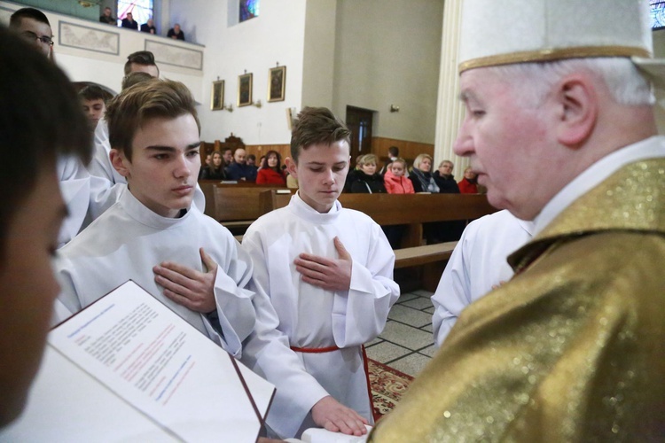 Błogosławieństwo lektorów w Zalasowej