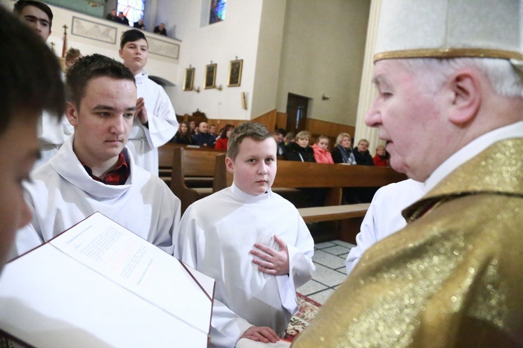 Błogosławieństwo lektorów w Zalasowej