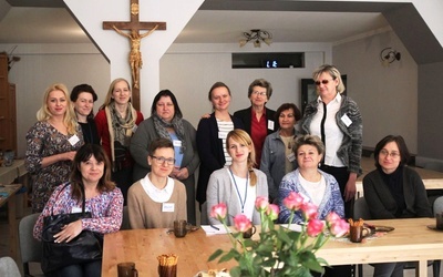 Uczestniczki grudniowego dnia skupienia dla kobiet w parafii św. Pawła w Bielsku-Białej.