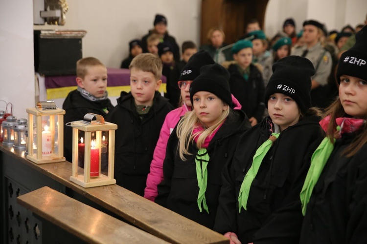 Betlejemskie Światełko Pokoju w Sandomierzu