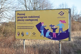 ▲	Jeden ze świdnickich billboardów promujących projekt.