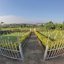 Cmentarz w Koja nad Jeziorem Wiktorii w Ugandzie. Powyżej tablica pamiątkowa z nazwiskami Polaków 