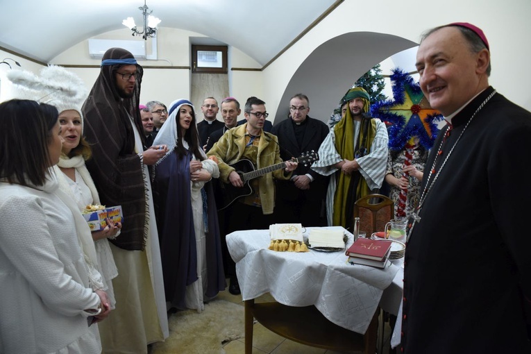 Kolędnicy misyjni 2020 w kurii diecezjalnej