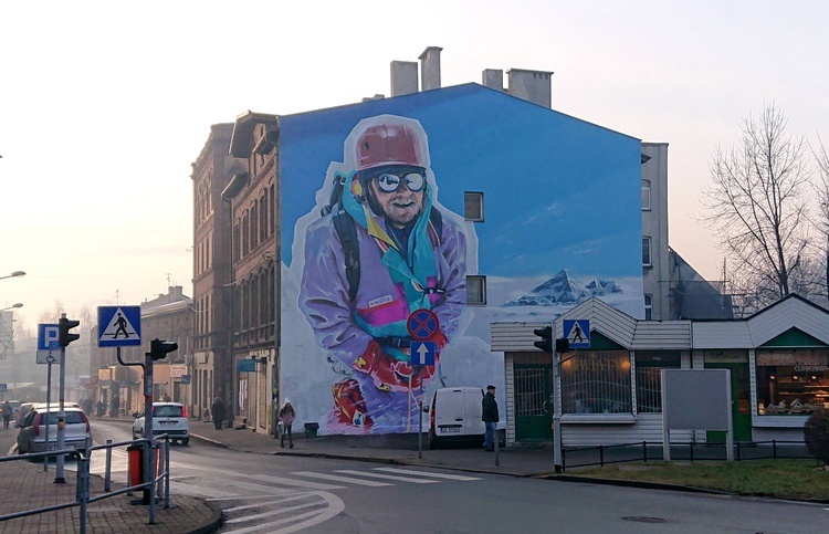 Jerzy Kukuczka ma swój mural 