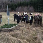 Poświęcenie krzyża pamiątkowego w miejscu górniczej tragedii