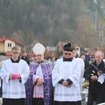 Ostatnie pożegnanie rodziny śp. Kaimów - ofiar wybuchu w Szczyrku