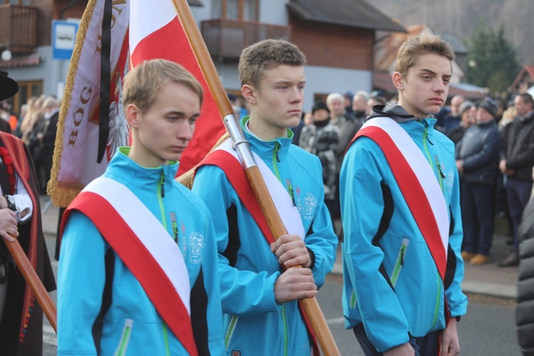 Ostatnie pożegnanie rodziny śp. Kaimów - ofiar wybuchu w Szczyrku