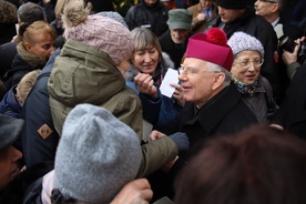 Na krakowskim Rynku Głównym odbył się coroczny opłatek prezydencki