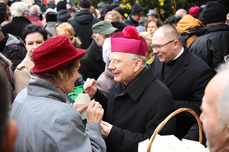 Spotanie opłatkowe na Rynku Głównym 2019