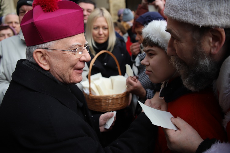 Spotanie opłatkowe na Rynku Głównym 2019