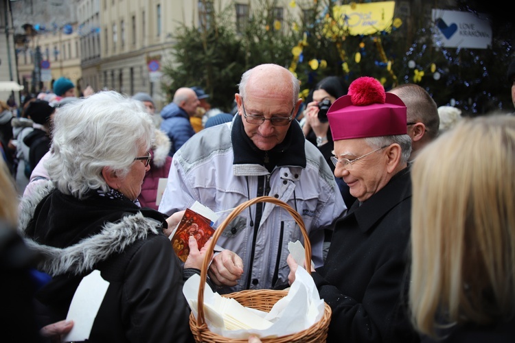 Spotanie opłatkowe na Rynku Głównym 2019