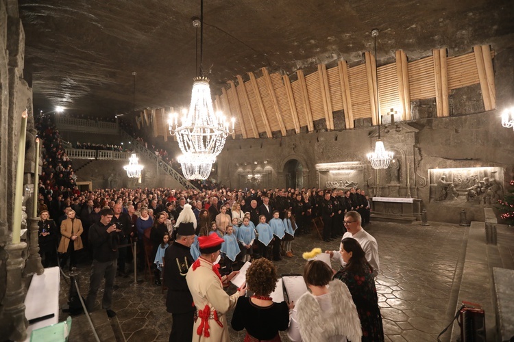 Górnicza Pasterka w Wieliczce 2019