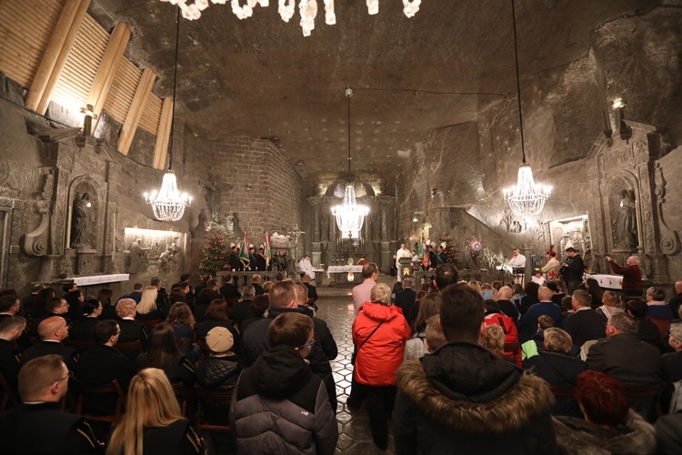 Górnicza Pasterka w Wieliczce 2019