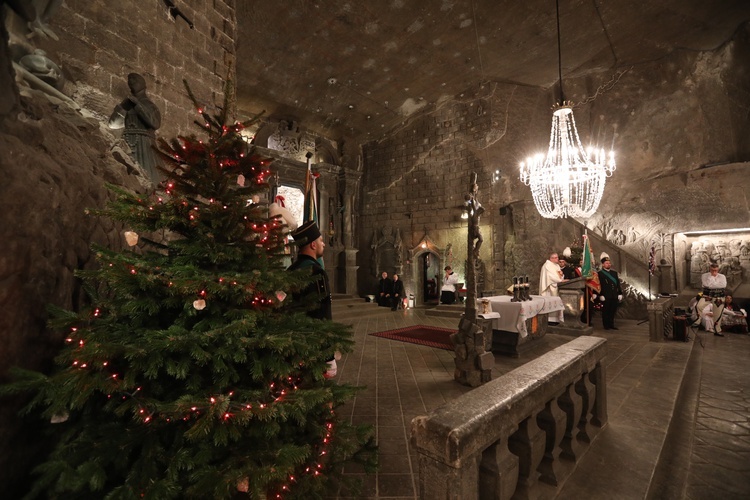 Górnicza Pasterka w Wieliczce 2019