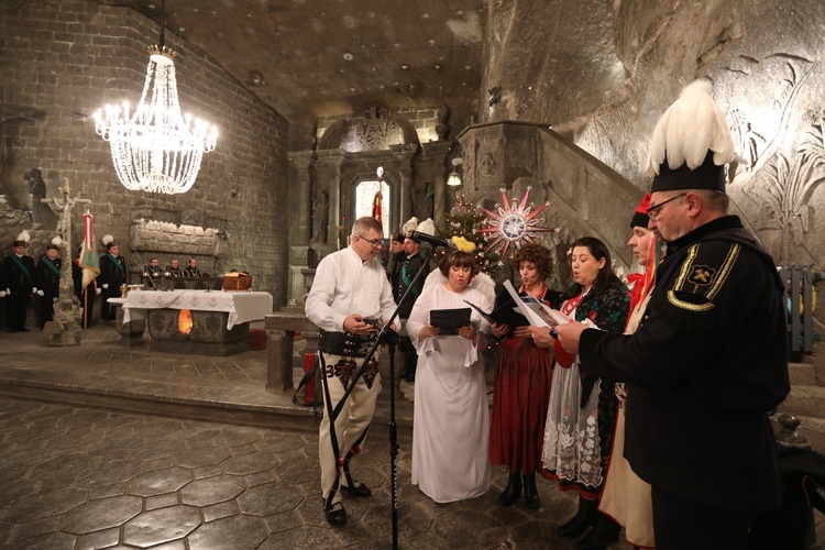 Górnicza Pasterka w Wieliczce 2019