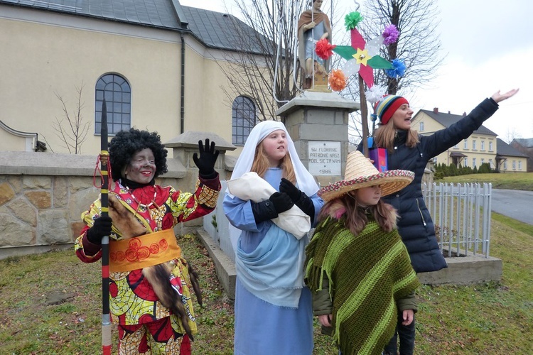 Posłanie kolędników w Uszwi