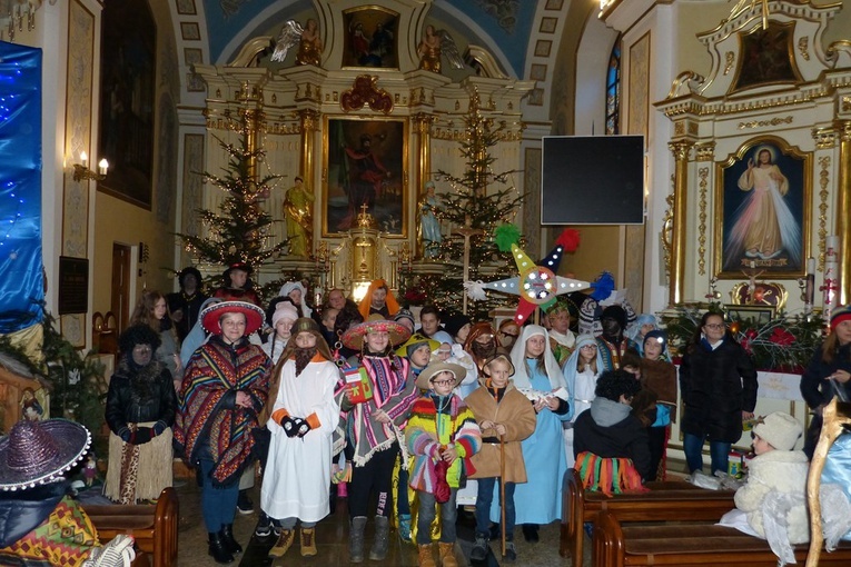 Posłanie kolędników w Uszwi