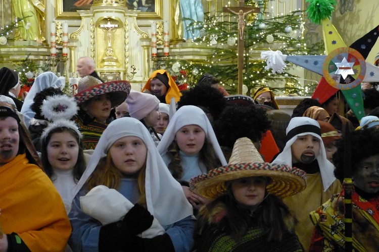 Posłanie kolędników w Uszwi