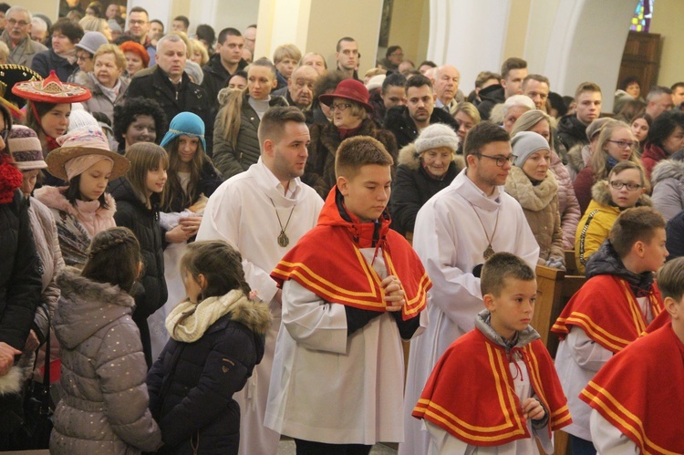 Posłanie kolędników misyjnych w Tarnowie-Mościcach